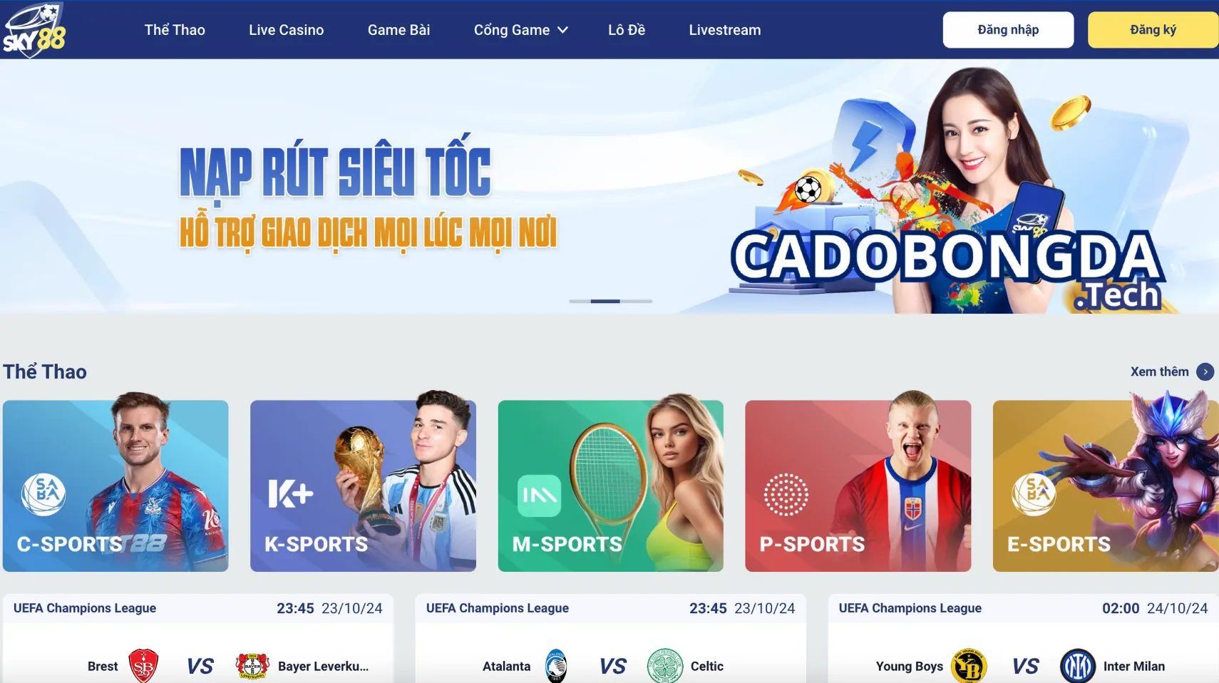 Trang web cá cược bóng đá hoàn hảo dành cho anh em yêu thích bóng đá